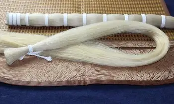 100g Kôň Vlasy AAA bielom Koni vlasy Luk Časti mongolskej Žrebce 80-82 cm