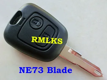RMLKS 2 Tlačidlo Auto Diaľkové Tlačidlo Shell vhodné Na Citroen C2, C3 Uncut NE73 Čepeľ