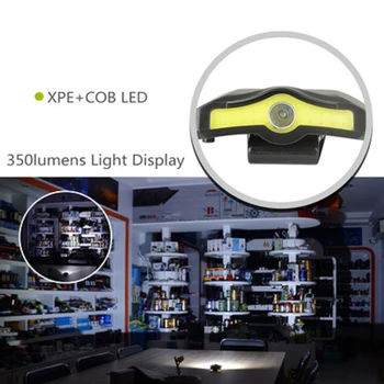 Stropné Svetlá Prenosný Mini XPE+COB LED Svetlomet Cyklistické Svetlometu Nepremokavé Camping Vedúci svetlo Rybárske Svetlomet Baterka