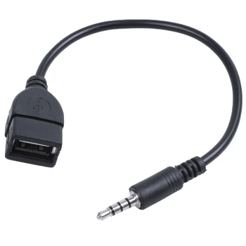 Top Ponuky USB, jack, AUX, 3,5 mm jack pre údaje o nabíjací kábel, čierny