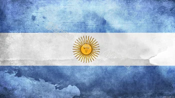 Argentína Starožitné robiť stará Vlajka Retro Vlajka Vlajka 3X5FT 150X90CM Banner mosadze, kov diery