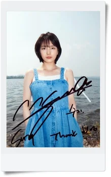 Podpísané SUZY Bae Sue Ji Autographed foto 4*6 doprava zadarmo K-POP 06201701
