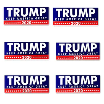 10pcs 2020 farba voľbách v USA, trump Udržať v Amerike Veľký slogan kampane
