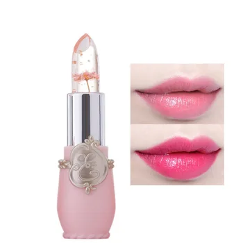 Hydratačná Dlho-trvajúce Jelly Kvet Rúž, make-up Teplota Zmeniť Farebné Pery Blame Ružové Transparentné Veľkoobchod