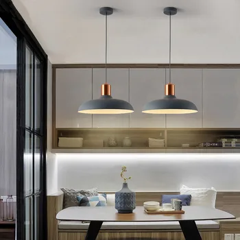 Moderná Severská PÔSOBNOSTI Prívesok Svetlá Dánsko Farebné Macaron Hliníkové LED prívesok na čítanie Kuchyňa Reštaurácia Svetlo Stropné Svietidlá