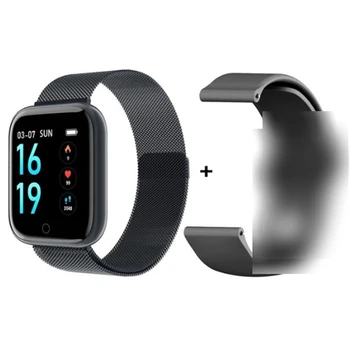 Ženy, Nepremokavé Smart Hodinky T80/P70 Bluetooth Smartwatch Srdcového tepu Fitness šport Tracker náramok Pre ios a android