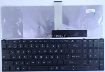 Skutočné notebook klávesnica pre toshiba C850-P5010 C850-10C C850-D L850D L870D C855D V130499AS1 NÁS Čierny notebook klávesnice na predaj