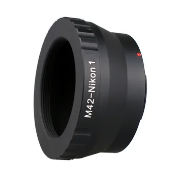 M42-N1 Black Adaptér Pre M42 Objektív na Nikon 1 Mount Kamery V1 V2 V3 J1 J2 J3 J4 J5