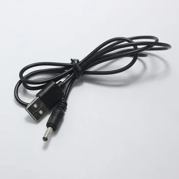 NinthQua 1pcs 3.5*1.35 mm Samec Konektor na USB 2.0 s Prachu Prípade JEDNOSMERNÉHO Napájania Zapojte Predlžovacie Šnúry Reproduktor Konektor 1 Meter