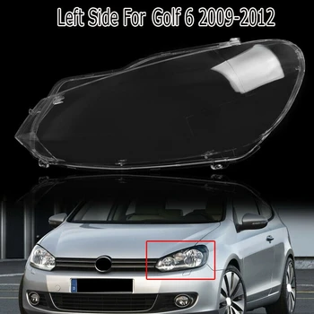Auto Svetlometu Svetlomet Objektív Kryt Lampy Tienidlo pre Golf 6 MK6 R 2009-2012