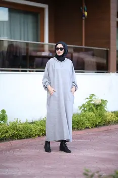 Ženy Dlhé Šaty Moslimských Župan turecké Oblečenie Pre ženy Európskej Oblečenie Marocký kaftan Marocký tagine jeseň Odev eid