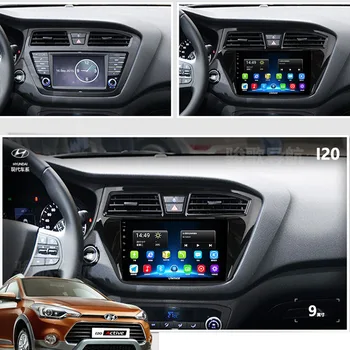 Android 10.1 Pre HYUNDAI i20 2016 2017 Multimediálne Stereo Auto DVD Prehrávač, Navigácia GPS, Rádio