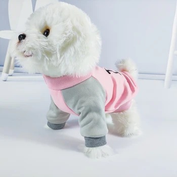 Šteňa Psa Oblečenie Kabát Bavlna Jeseň Fashion Hrubé Psa Coats Chihuahua Yorkie Oblečenie ClotheTeddy Yorkshire Pet Bežné