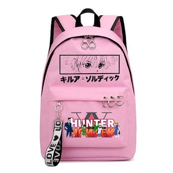 Hunter X Hunter Anime Dievčatá Batoh Killua Zoldyck Diabol Oko Školské Tašky pre Dospievajúce Dievčatá Kawaii Anime Cestovné Batohy Taška