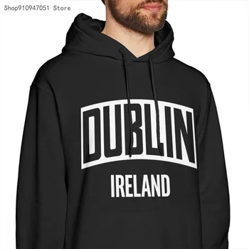 Dublin Írsko Írsky Mesto Dovolenku so suvenírmi Bežné Hooded Full Tlač Pravidelné Polyester Cn(pôvodu) Štandardné