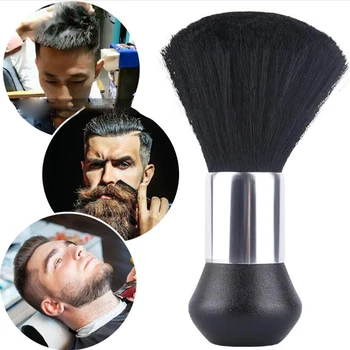 1PC Profesionálne Mäkké Čierne Krk Tvár Toaletný Kefy Holič Vlasy Čisté Hairbrush Salon Rezanie Kadernícke Styling, make-up Nástroj