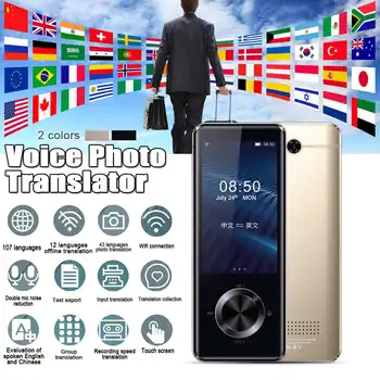Off-line Okamžité Hlas Prekladateľ 107 Jazyk Smart BT, WIFI on-Line v Reálnom čase Simultaneou Preklad Phonto Test Ústne Trabslate