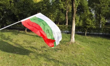 Svet lietania natioal vlajky na sto percent polyester vytlačené Bulharsko vlajky a transparenty 3*5 ft dekorácie outlast banner