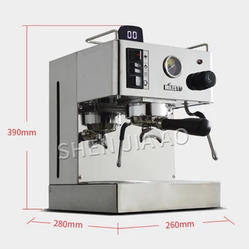 220V profesionálne semi-automatické taliansky kávovar z nerezovej ocele 3.5 L nádrž na Vodu, elektrické espresso kávovary EM-18