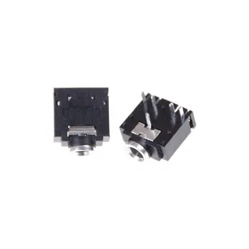 10pcs/množstvo 5 Pin 3.5 mm Audio Jack Zásuvka PCB Panel Mount pre Slúchadlá PCB Montáž Stereo Jack