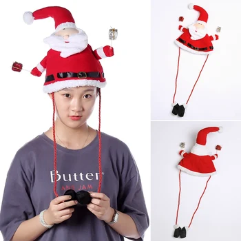 1pcs Hot Santa LED sa rozsvieti Bliká Red Hat, Cap Deti Dieťaťa Vianočné Xmas Party Roztomilý Spp Nový Rok Darčeky Dekor