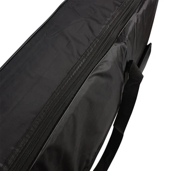 Prenosné 61-Key Klávesnica Elektrický Klavír Čalúnená Prípade Gig Bag Oxford Handričkou