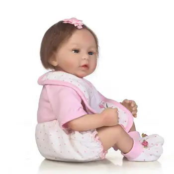 Roztomilé malé dievčatko baby reborn bábiky 53 cm mäkké bebe reborn bonecas populárne silikónové bábika novorodenca nažive, pre deti darček