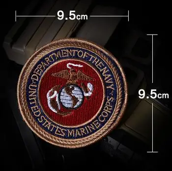 US Marines Taktické Patch Vyšívané Háčika A Slučky Patch Textílie Vojenskej Morálky Remienok na ruku Handričku Armády Bojový Odznak