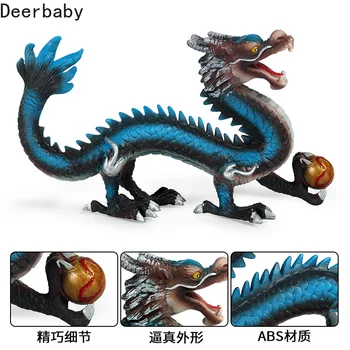 Detské simulácie zvieracích model hračkársky mýtus, legenda Orientálny drak sľubný dekoratívne ozdoby ručne vyrobené
