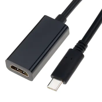 Kebidu 4K Typ C 3.1 Mužov a Žien USB C Kábel, Adaptér kompatibilný s HDMI Konvertor pre MacBook Chrome knihy DELL Smasung