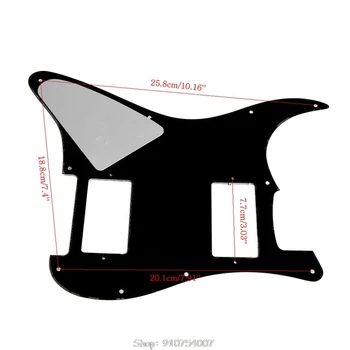 3Ply Gitara Pickguard na stratocaster Strat 2 HH Humbucker N12 20 Dropship