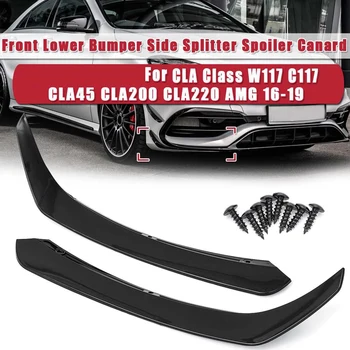 Auto Prednej spodnej Strane Nárazníka Spaoiler pre Mercedes-Benz CLA-Trieda W117 C117 CLA45 CLA200 CLA220