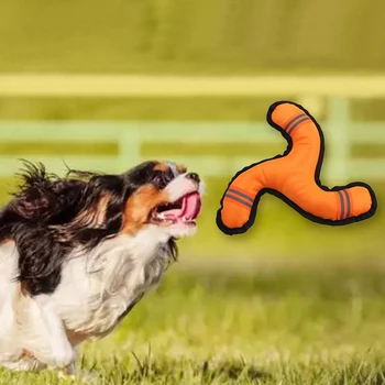 Pes Lietajúce Disky Hračky Reflexné Boomerang Skus Odolný Pet Školenia Šípky Žuť Hračka Pre Malé A Stredne Veľké Psy