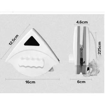 Obojstranný Magnetický Okno čistiacim prostriedkom na Sklo Magnety Kefa Domov Wiper Wizard Čistenie Povrchu Pinceis Nástroje 3-8 mm/15-24 mm