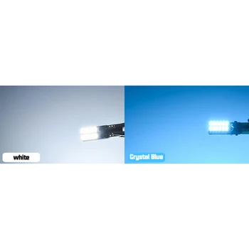 BOAOSI 2x T10 W5W LED Žiarovka SMD 3014 168 194 Auto Príslušenstvo Vzdialenosť Svetiel lampa na Čítanie Auto 12V White Crystal Blue