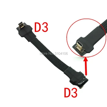 FPV Micro HDMI-Mini HDMI Adaptér, 5 cm - 50 cm FPC Páse s nástrojmi Ploché HDMI 2.0 Kábel tienený na Multicopter Letecké Fotografie