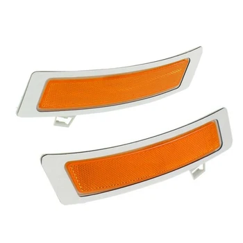 Auto Predný Nárazník Oranžové Bočné Obrysové Reflektor Svetlo Lampy Na BMW E70 X5 2011-2013 Reflexné Pásky Signálneho Svetla