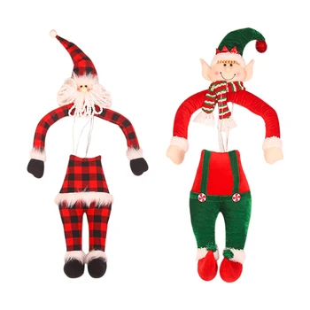 Vianočný Strom Dekorácie Elf Bábika Visí Ozdoby Santa Claus Hračka Vianočné Darčeky, Vianoce, Nový Rok Domova