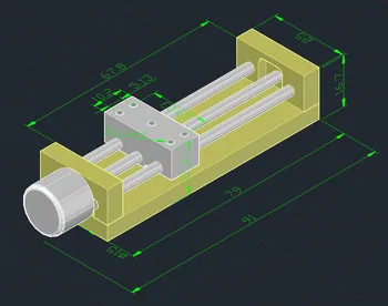 Micro Skrutku Krytu Motora Optickej Jednotky Krok Motorových DIY Malé List s Limitný Spínač