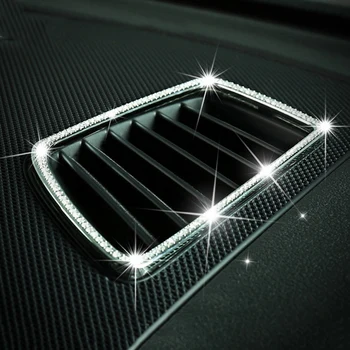 Pre BMW - Nový 5 Série Prístrojový Panel Reproduktor Rám Diamond Nálepky 525 530Li stredovej Konzoly odvzdušňovací Rám