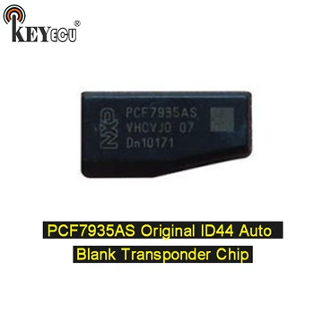 KEYECU 1x/ 2x PCF7935AA Pôvodné ID44 Auto Prázdne Transpondér Čip kľúča Vozidla Uhlíka Čip (PCF7935AS Aktualizovaná Verzia)