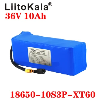 LiitoKala 36V 10S3P 10Ah 500W Vysoký výkon kapacita 42V lítia 18650 batériu klince elektrické auto požičovňa motorových skúter BMS