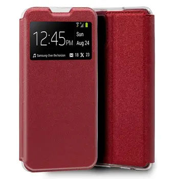 Cool®-Samsung Galaxy A715 hladký červená Flip Cover Prípade-Knižné stojan
