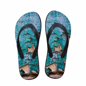 Noisydesigns lete Mužov papuče, pánske flip flops platformu olejové farby doska tlač obuv Muž plážové sandále, žabky topánky
