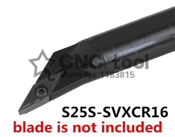 S25S-SVXCR16 CNC Nudné Bar, Vnútorný nástroje na sústruženie, držiak,otočných Sústruh rezný nástroj,Otočením držiaka Nástroja pre VCGT1604 Vložiť