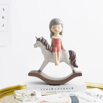 INY Sen Dievčatá Model Sochy, Sošky Remesiel Obrázok Ornament Miniatúry Víla, Záhradné Dekorácie Tvorivé Dievča narodeninám