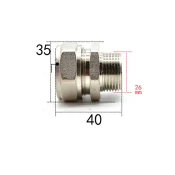 Fit 20/25 mm ID/OD PEX-AL-PEX Trubice x 3/4