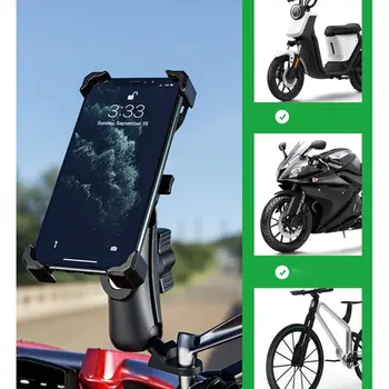 360° Bicykel, Motocykel Mobilný Telefón Majiteľa Kolísky Svorka Mount pre 4-6.5\