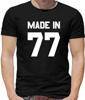 Vyrobené V Narodeniny 77 Mens T-Shirt - 1977 - 42 - 42. - Narodeniny - Rok Narodenia -Vek