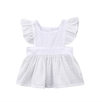 Novonarodené Deti, Baby, Dievčatá Princezná Prehrabať Top T-shirt Šaty Letné Oblečenie